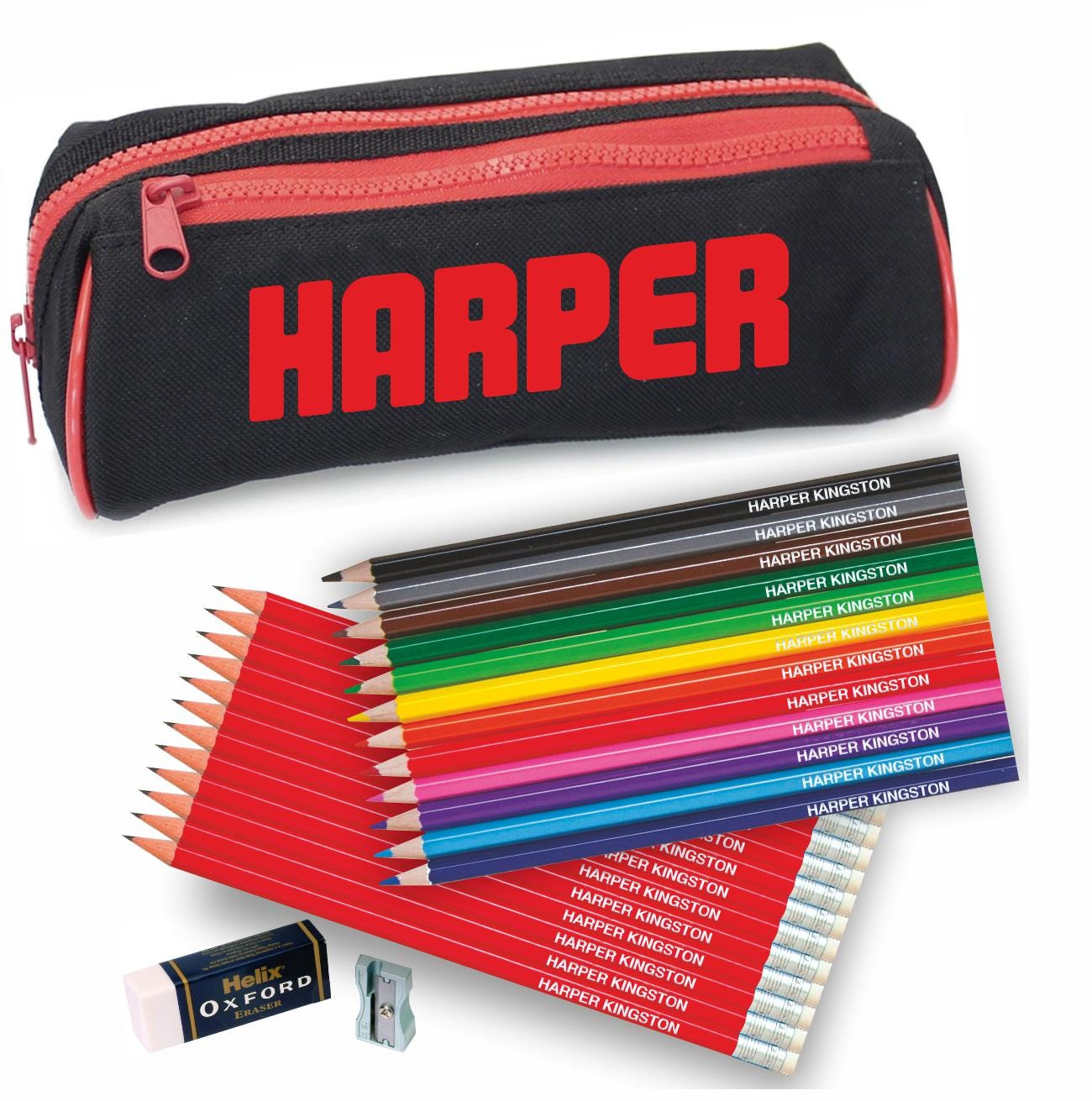 Nametape Express Yoga Mat Bag Printed With Name 100% Organic Cotton