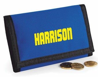 Rip Wallet Printed with Name - ROYAL BLUE