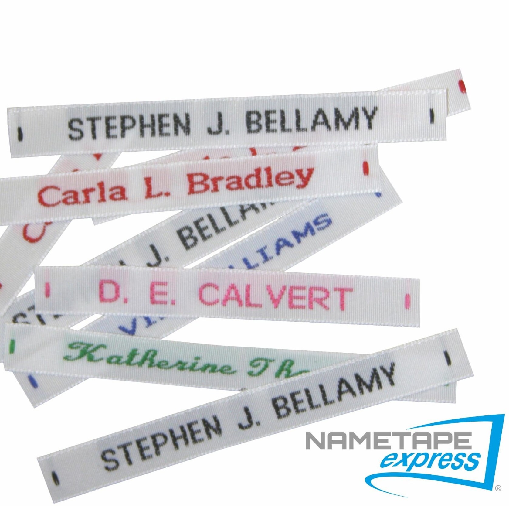 Woven Name Tags/ Labels / Nametapes for School Uniform, Nursing Homes Back  to School 