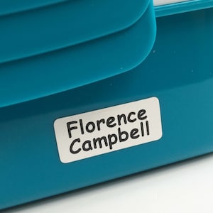 UltraStick Waterproof Printed Name Labels NEW FOR 2016 Great for lunch boxes, water bottles, baby bottles, tins, stationery