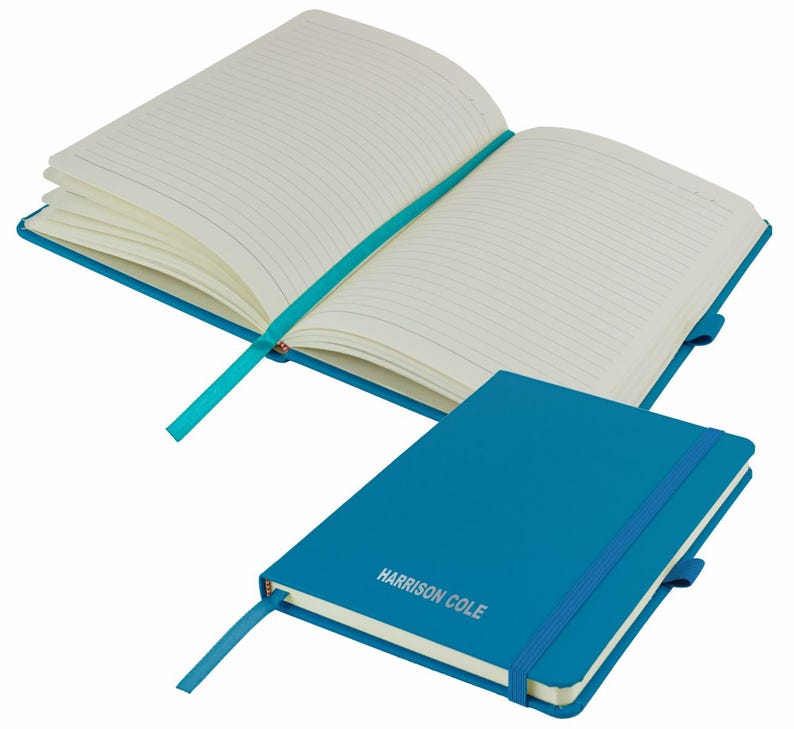 Personalised A5 Notebook / Printed with Name Perfect for school, office or your bag! - FRENCH NAVY (plus other colours) By That's My Pencil™ image 11