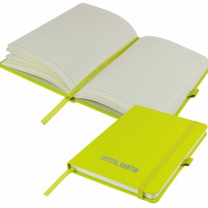 Personalised A5 Notebook / Printed with Name Perfect for school, office or your bag! - FRENCH NAVY (plus other colours) By That's My Pencil™ image 9