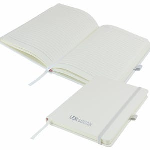 Personalised A5 Notebook / Printed with Name Perfect for school, office or your bag! - FRENCH NAVY (plus other colours) By That's My Pencil™ image 16