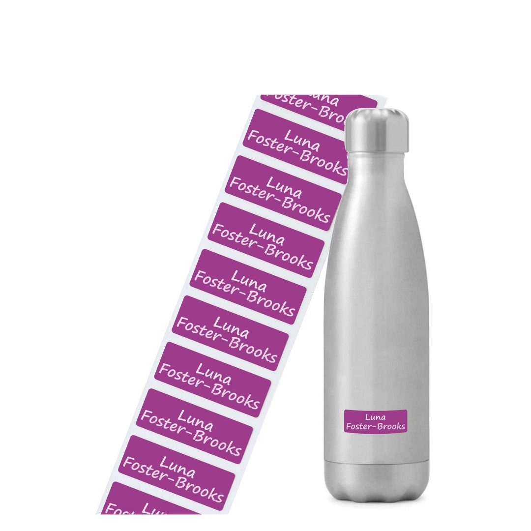 Personalized Water Bottle Stickers Dishwasher Safe