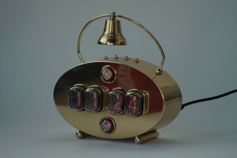 Handmade Nixie Tubes Clock IN12 and IN2 Case of Polished Etsy