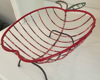 Metal Apple Bowl, Apple-Shaped Fruit Bowl, Apple Bowl, Fruit Bowl, Unique Bowl, Kitchen Decor, Metal Fruit Bowl, Metal Bowl