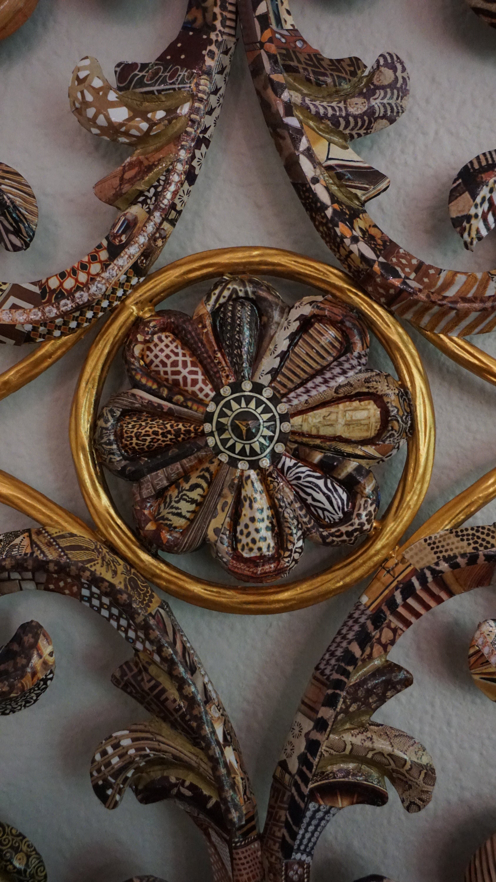 Metal Wall Art Metal Art Unique Metal Art Gold Metal Art Etsy España