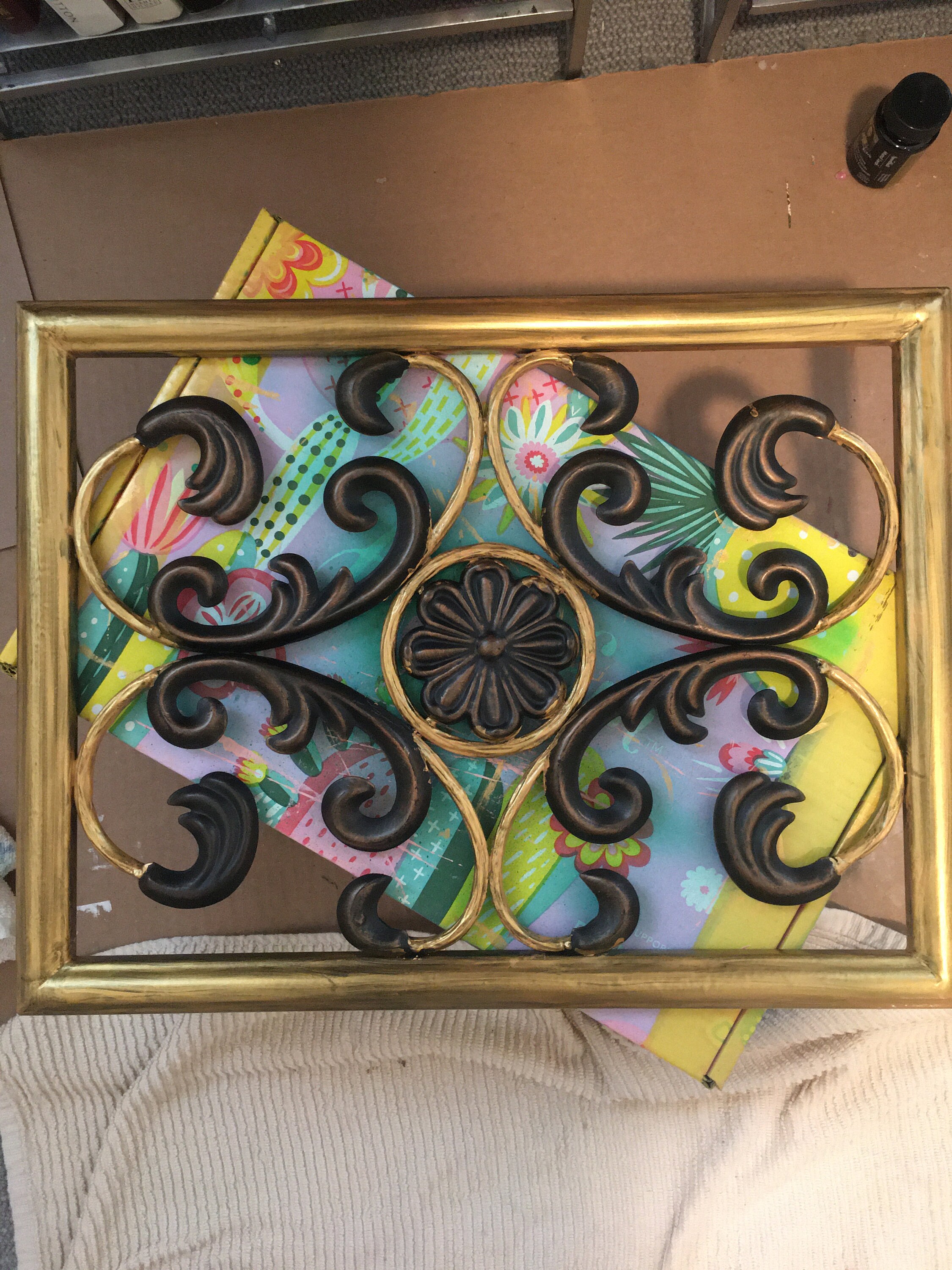 Metal Wall Art Metal Art Unique Metal Art Gold Metal Art Etsy