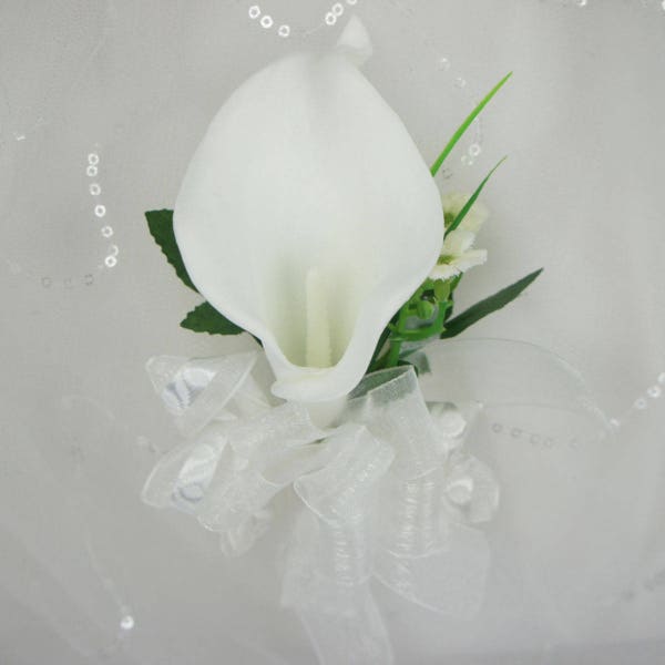 Calla Lily Corsage Etsy