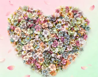 600 Mini Silk Daisy Flower Heads Wedding Decor DIY Craft Supplies