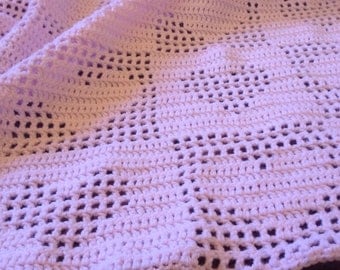 Crochet PATTERN / Heart baby blanket pattern, DIGITAL DOWNLOAD