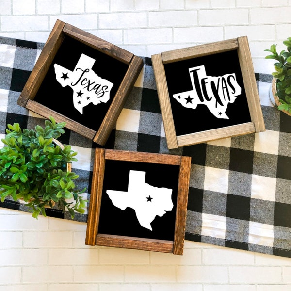 Texas Farmhouse Signs,Texas Farmhouse Decor, Texas State Signs, Texas Texas Decor, State Signs, State Decor, Home State Decor