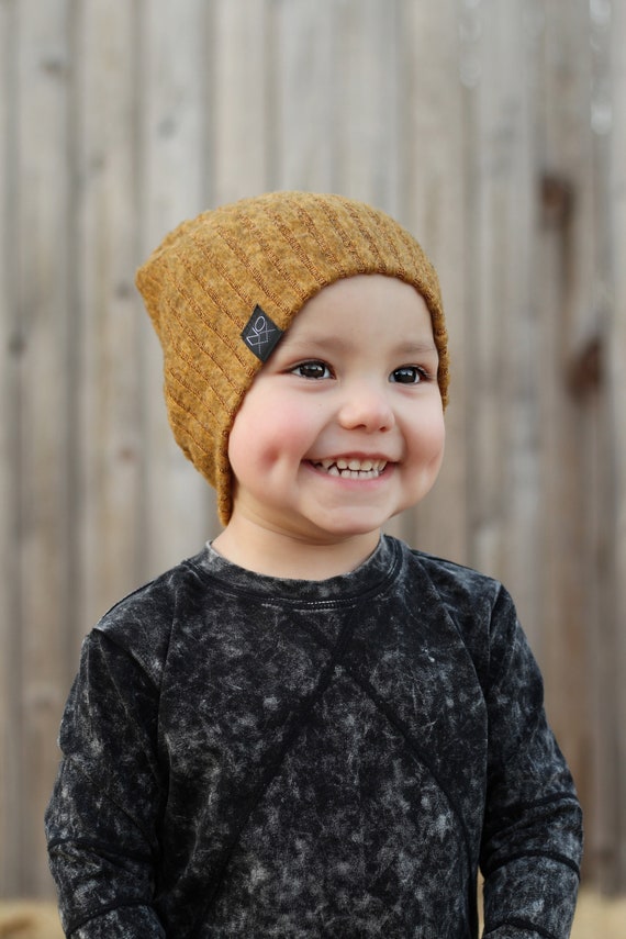 Toddler 1-3yrs Size Heather Mustard 