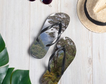 Flip Flops - Trees of Doubtful Sound, NZ Flip-Flops, Back to School