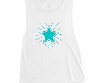 Muscle tank - You’re a Star! Ladies’ Muscle Tank - Back to School Tee