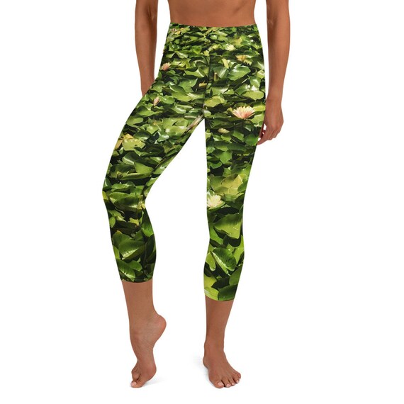 【Lily Lotus】ヨガレギンス Lily Lotus Capri Leggings: High Waisted Yoga Pants, UPF 50 - Etsy