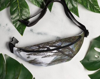 Nature Fanny Pak/Crossbody Bag/Trees of New Zealand’s Doubtful Sound/Bag for holding all your stuff in the daily or for travel