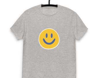 Smile classic unisex retro  tee 100% Cotton Tee :-) gift of smiles for all, retro gift, unisex gift - multiple colors