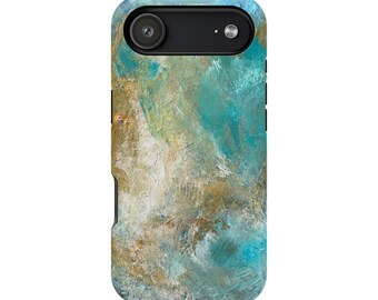 Turquoise Abstract Marble Phone Case | Phone Case