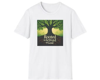 Inspirational Tree T-Shirt: Softstyle Cotton, Faith-Based Apparel