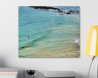 Surfs Up! Whitepoint, San Pedro Canvas Gallery Wraps - Wall Art for Office, Bedroom, Living Room gift for Him, Her, Surfer, Ocean Lover