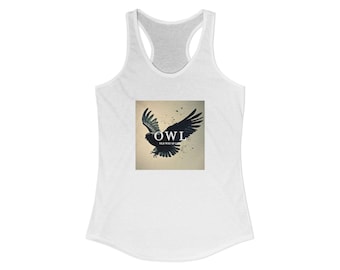 Owl Tank l Breaking Free Old Way of Life Racerback Tank | Surrender Freedom