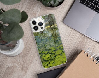 Green Lillies and Fog Nature in New Zealand iPhone Case for Iphone