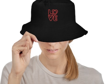 LOVE Bucket Hat - Love Conquers All - Gift of Love - Great gift for ALL