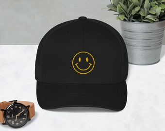 Smile Trucker Cap - Gift for All - Fun Gift - Get Happy with This :) Hat/Make Everyone’s Day when wearing or gift giving - Gift of Happiness