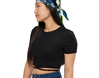 Koi Fish Green Lucky bandana/scarf for you and your pet UPF 50
