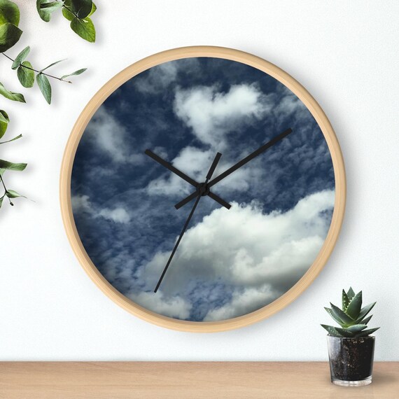 Cloud With Heart Cloud Wall Clock for Office/baby Room/child Etsy