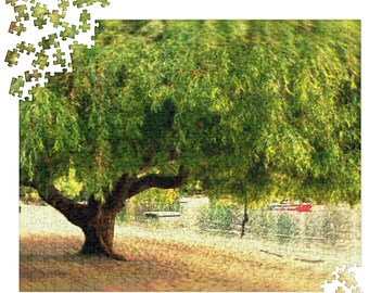 Tree Jigsaw puzzle - Queenstown, New Zealand - puzzle gift, family game night