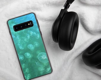 Jellyfish Teal/Aqua Samsung Phone Case/Ocean Samsung Phone Case/Calming Phone Case, back to school gift