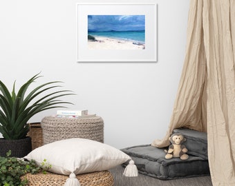 Hawaii Aloha Matte Paper Framed Poster With Mat - Hawaii Decor/Hawaii Wall Art for Home or Office