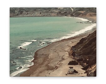 Seascape Escape Wall Art Canvas, Rancho Palos Verdes, Ca Coastline Wall Decor for Office, Bedroom, Living Room, Kitchen to Calm & Soothe