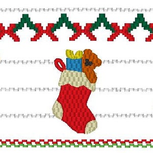Christmas Stocking- Machine Smocking