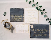 Suite de Invitation de mariage calligraphie personnalisée