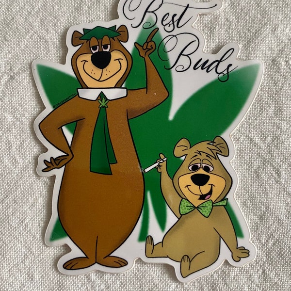 3” Sticker — Yogi & Boo Boo — Best Buds