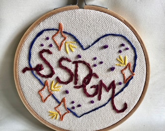 5" Embroidery -- "SSDGM" MFM Reference