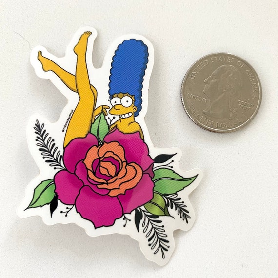 Simpsons Stickers — 80s 90s 2000s Aesthetic VSCO Vinyl Sticker