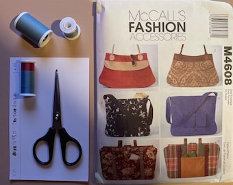 McCall’s M4608 Modeaccessoires Schnittmuster - Tote & Schultertaschen