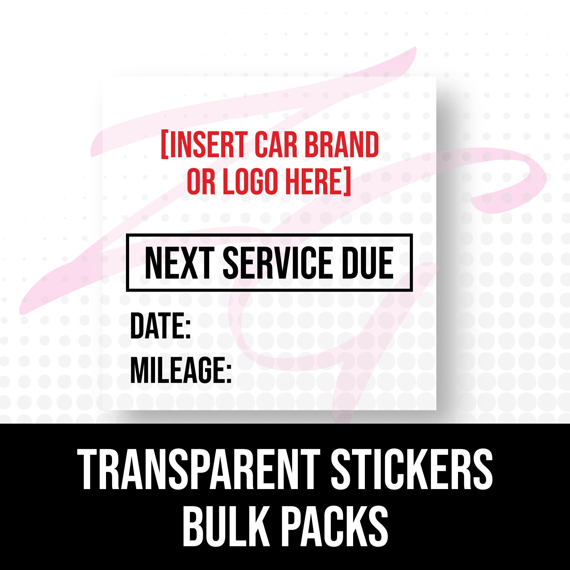Custom Oil Change Stickers: Service Maintenance Labels Custom Oil Change Stickers: Service Maintenance Labels