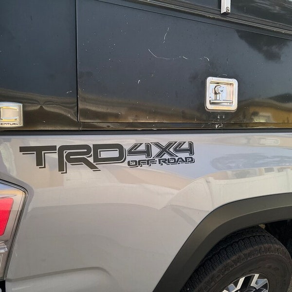 14+ Tundra Tacoma 4x4 Off Road Decal Emblem Sticker Kit Replica Custom Matte Single Color