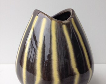 Mid Century Modern Fishmouth vase