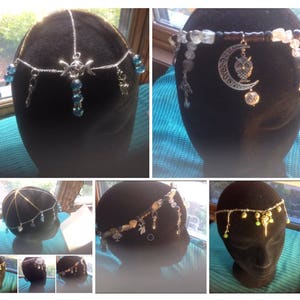 Charm HeadPiece Circlet Hair Jewelry, customize yours today Any Charm your heart desires many colored beads