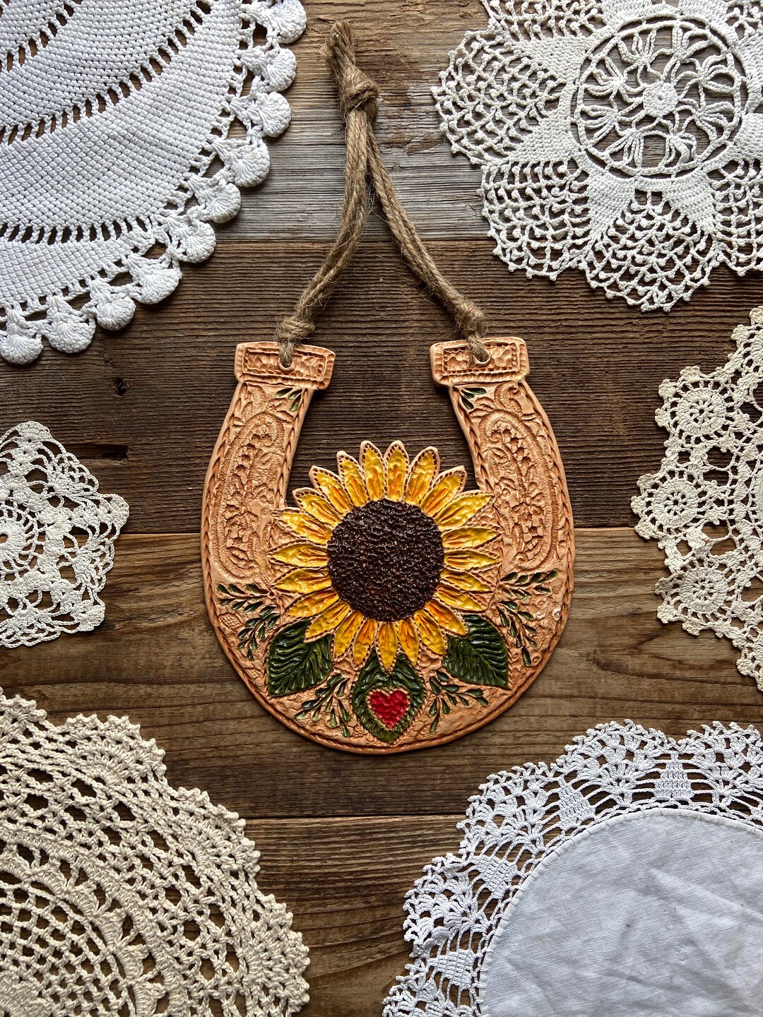 Sunflower Horse Shoe Wall Accent Western Sunflower Horse Shoe Wall Art