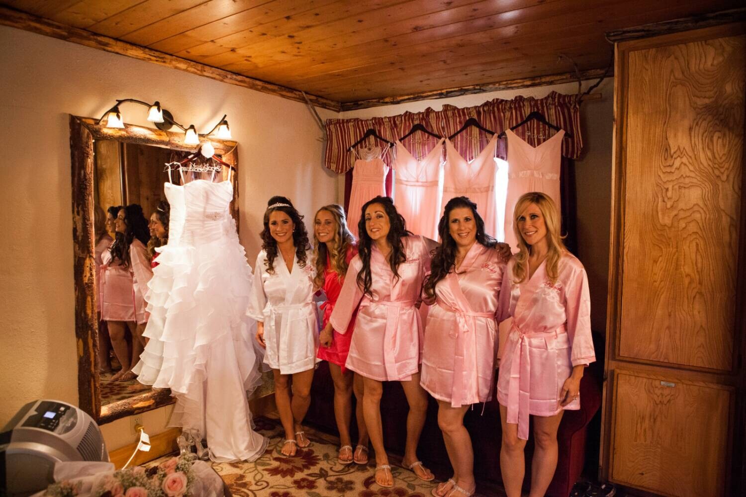 Bridesmaid robes Set of 7 Personalized Satin Robes with First Etsy