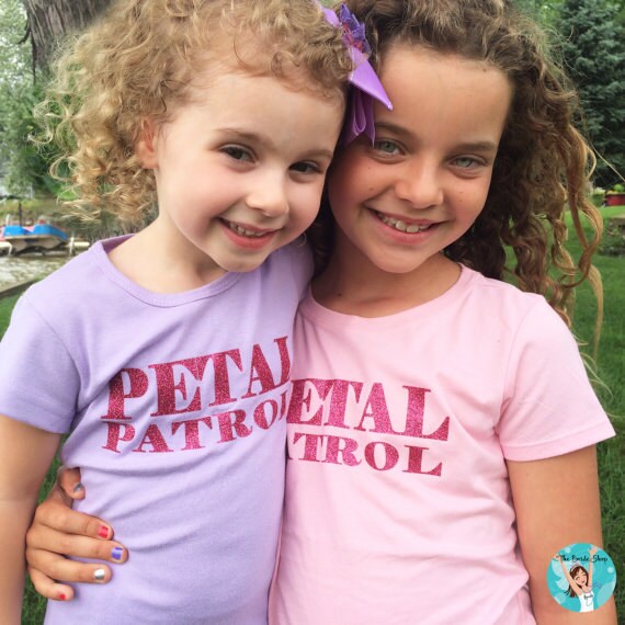 Petal Patrol T-shirt Flower Girl T 