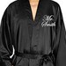 Personalized Satin Groom Robe for the Honeymoon, Couples Shower or ...