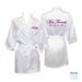 Bridal robes, Personalized Satin Bridal Robe, Satin Bride Robe, Personalized Mrs. Robe, bridal shower gifts, bridal party robes, bride gift 